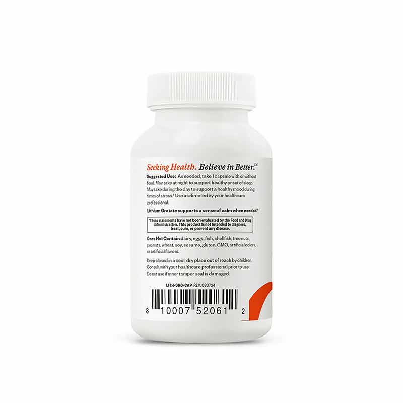 Lithium Orotate 5 Mg, by Seeking Health, image #2