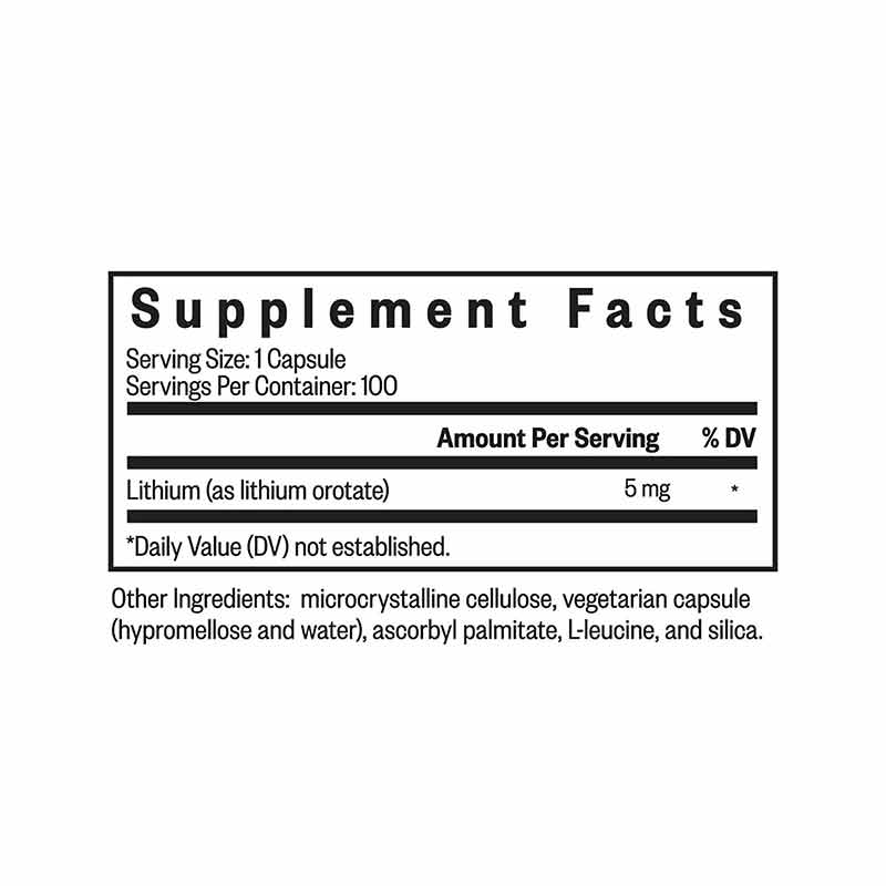 Lithium Orotate 5 Mg, by Seeking Health, image #4
