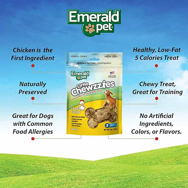 Little Chewzzies Dog Treats, Chicken, by Emerald Pet, image #2