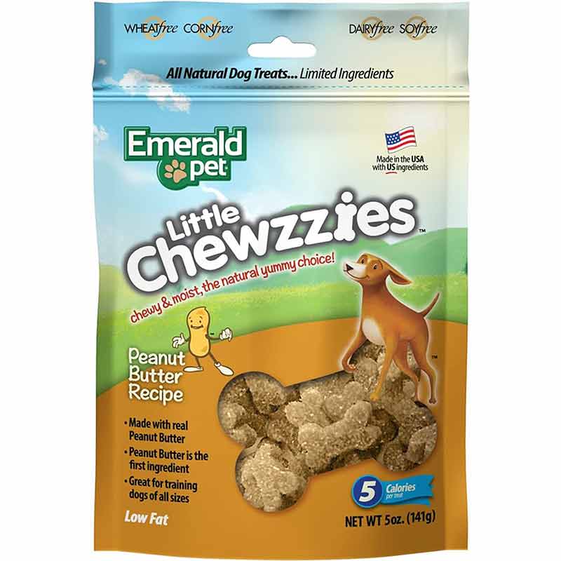 Little Chewzzies Dog Treats, Peanut Butter, by Emerald Pet
