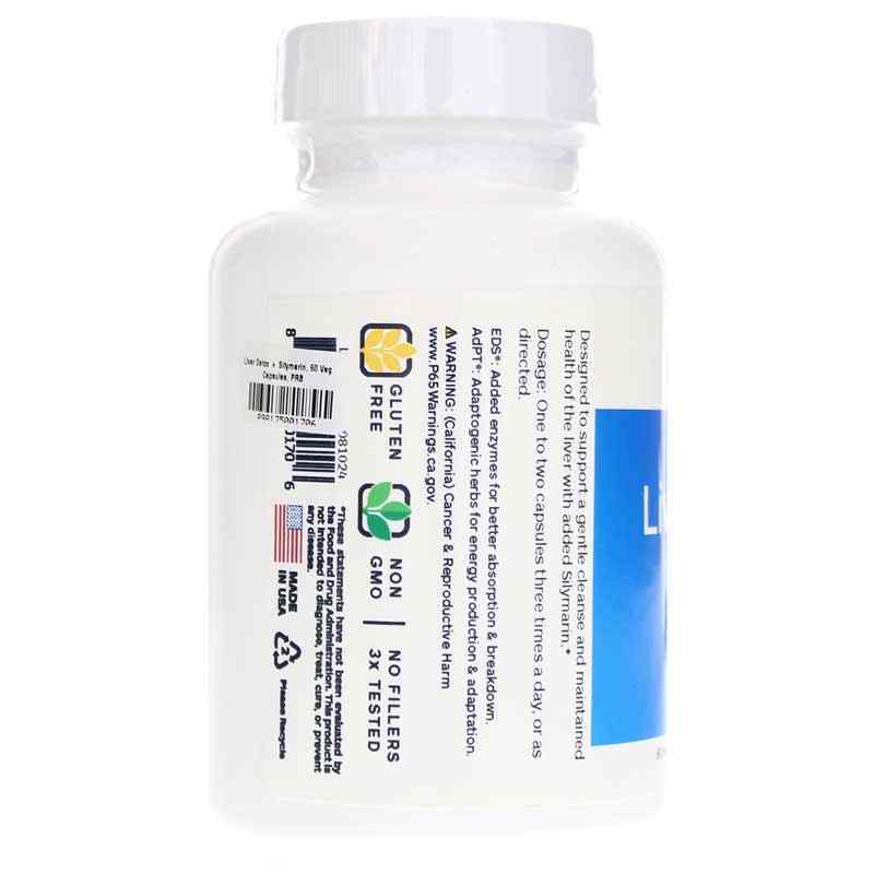 Liver Detox + Silymarin, by Professional Botanicals, image #3