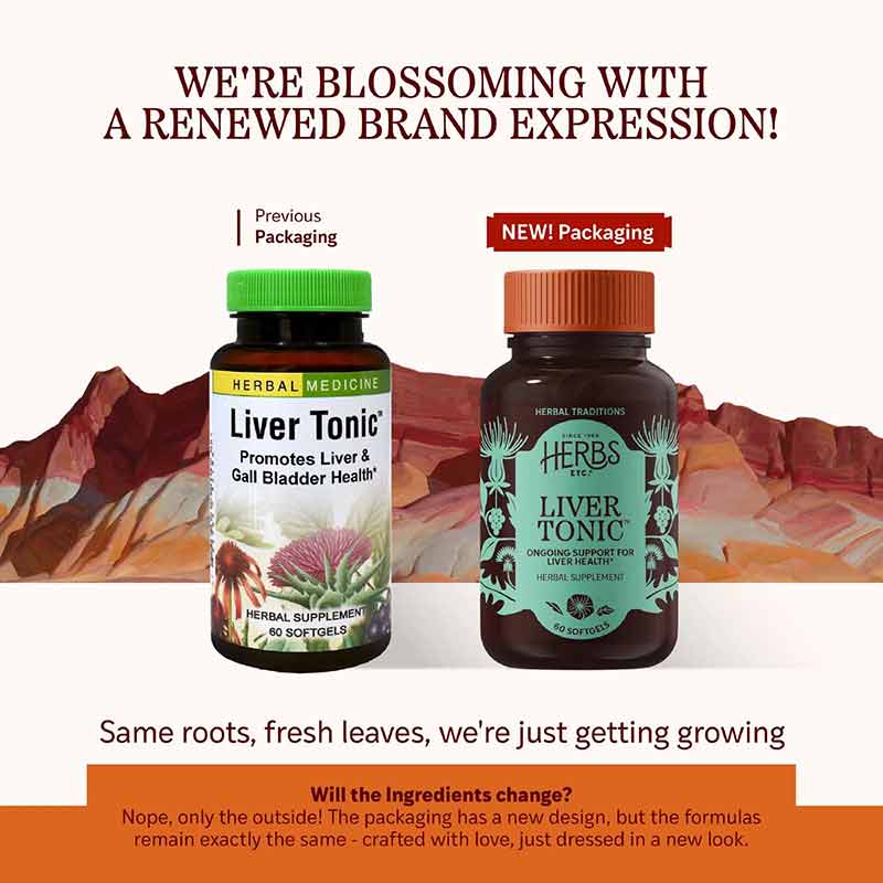 Liver Tonic Softgels, by Herbs, Etc, image #3
