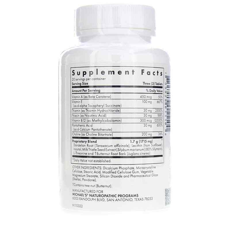 Liver Wellness, 60 Veg Tablets, by Michael's Health, image #2