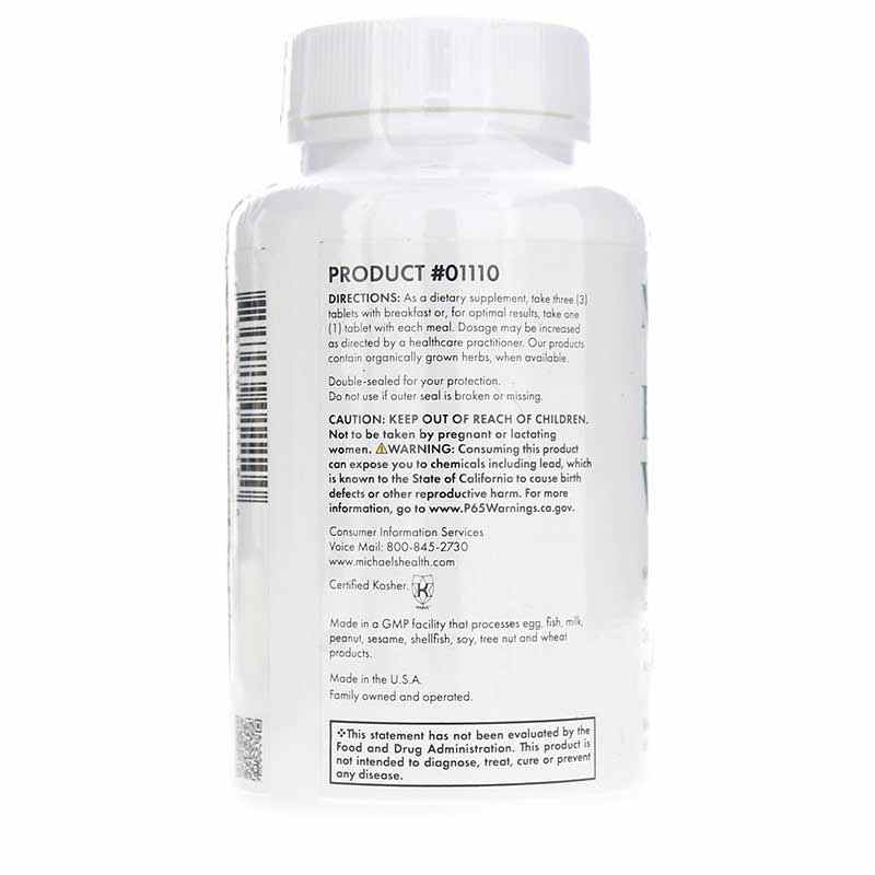 Liver Wellness, 60 Veg Tablets, by Michael's Health, image #3