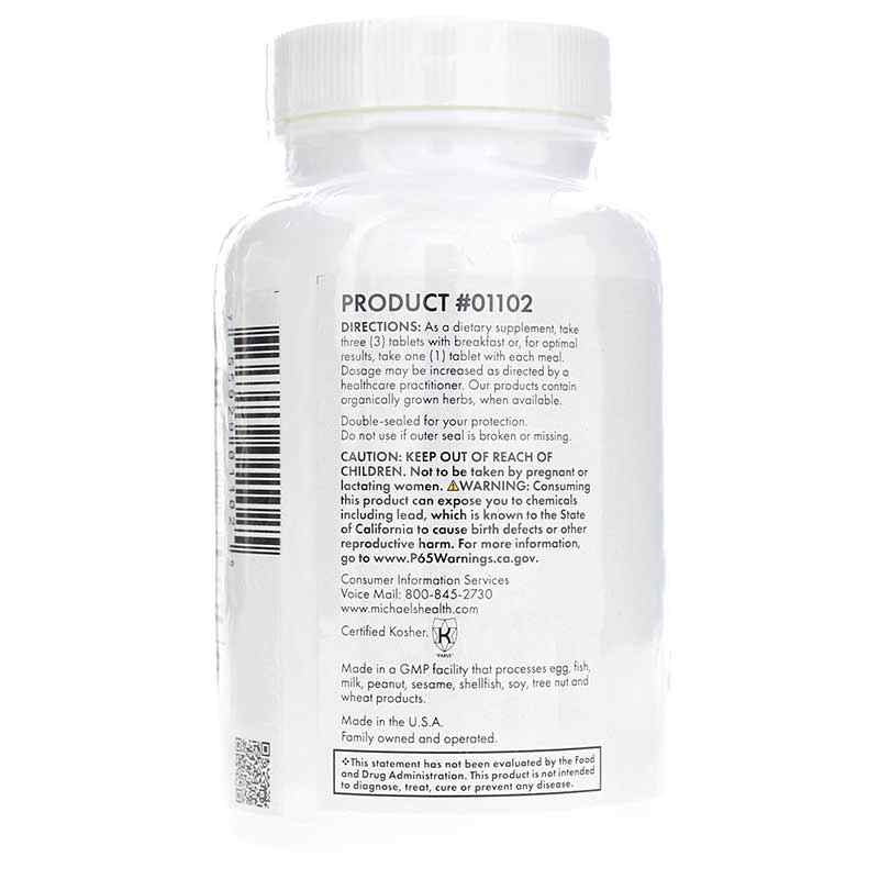 Liver Wellness, 90 Veg Tablets, by Michael's Health, image #3