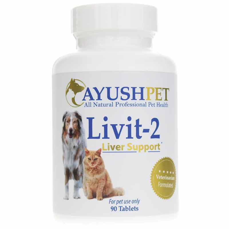 Livit-2 Liver Support for Pets, by Ayush Herbs