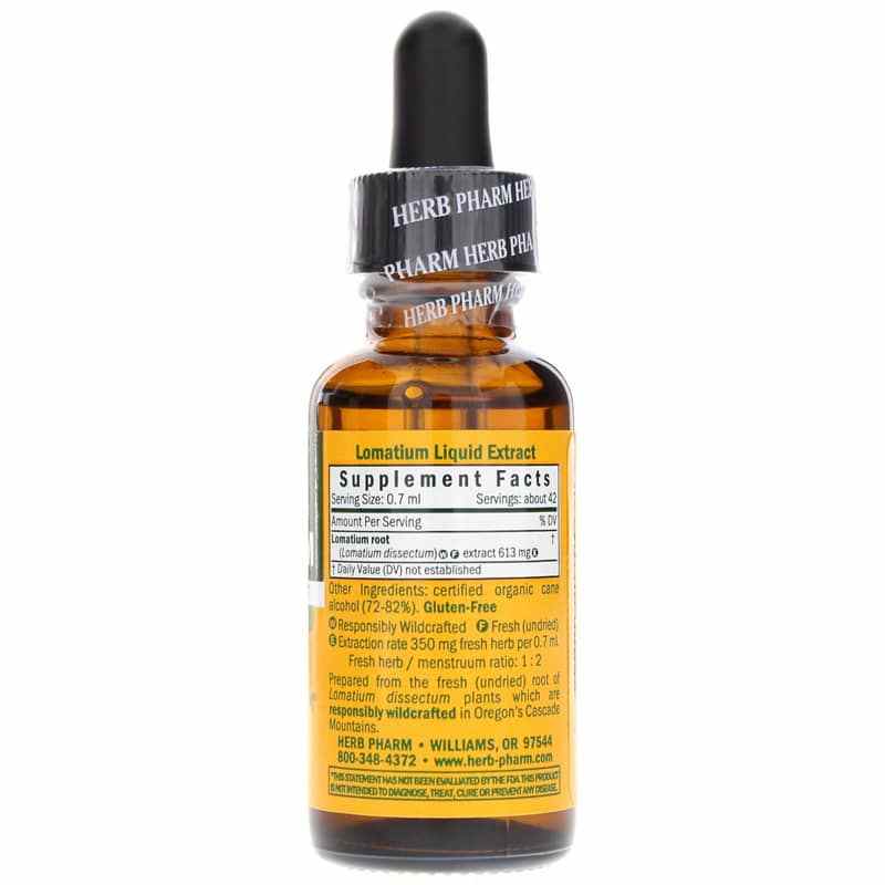 Lomatium Extract, 1 Oz, by Herb Pharm, image #2