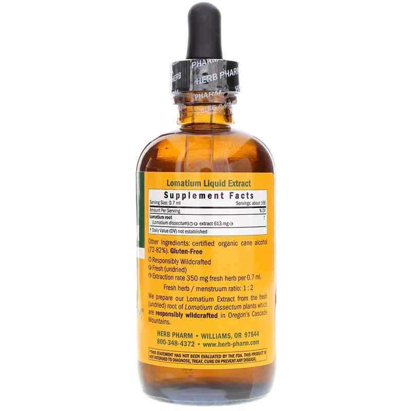 Lomatium Extract, 4 Oz, by Herb Pharm, image #2
