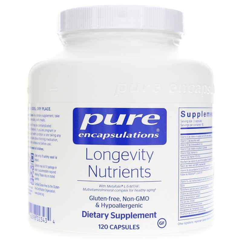 Longevity Nutrients, 120 Capsules, by Pure Encapsulations