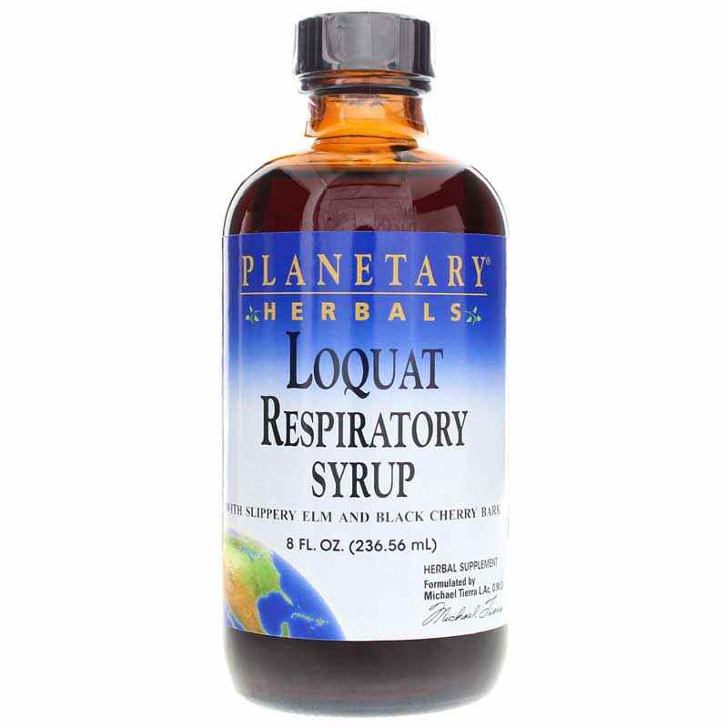 Loquat Respiratory Syrup, by Planetary Herbals