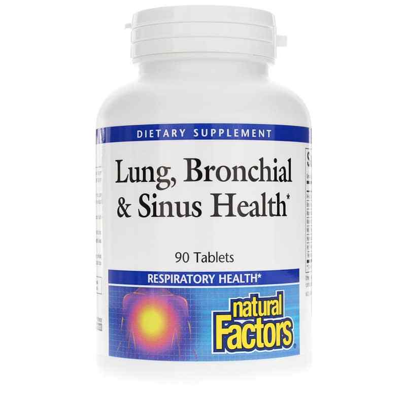 Lung, Bronchial & Sinus Health, 90 Tablets, by Natural Factors