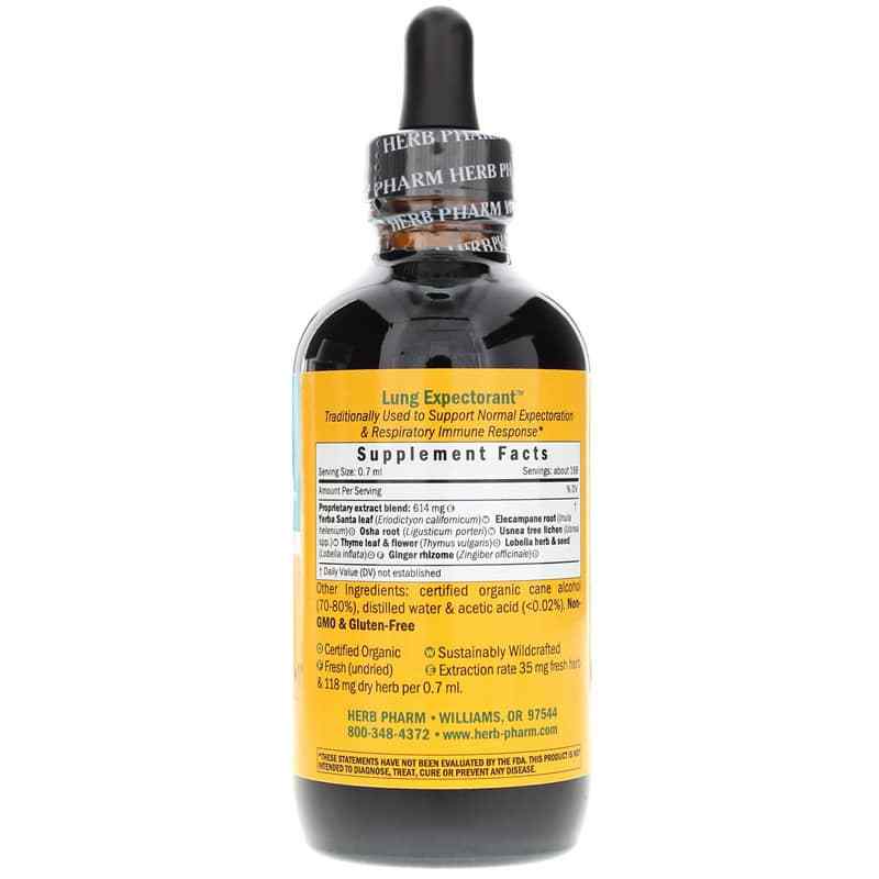 Lung Expectorant, 4 Oz, by Herb Pharm, image #2