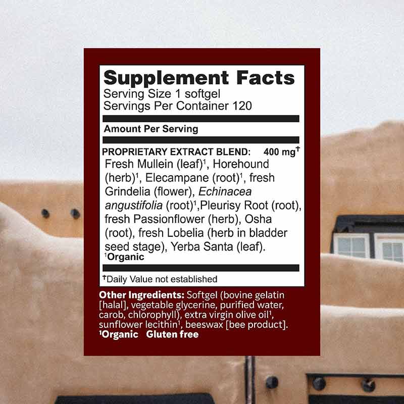 Lung Tonic Softgels, 120 Softgels, by Herbs, Etc, image #2