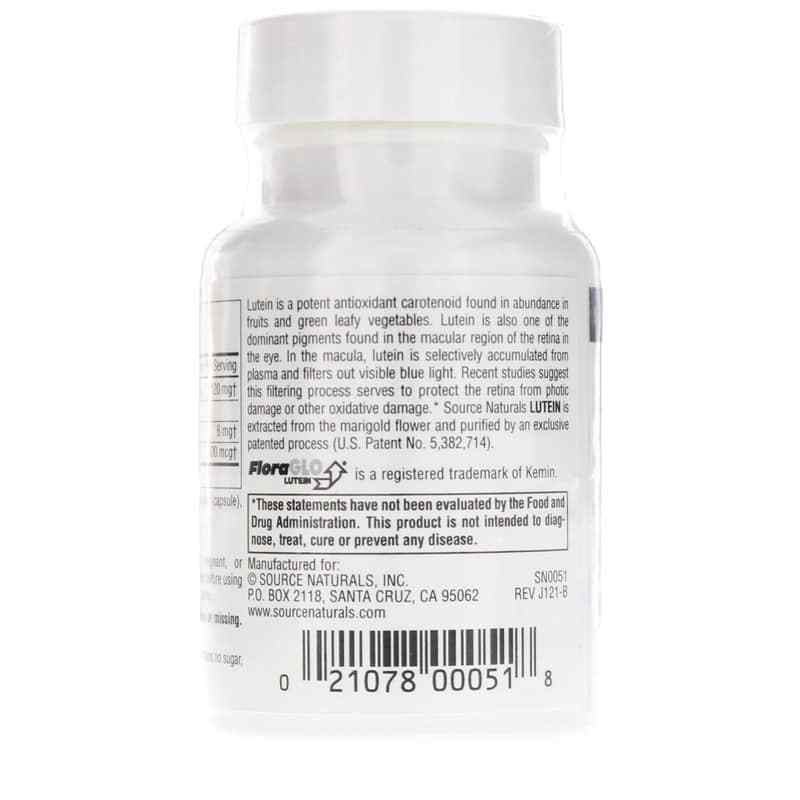 Lutein 6 Mg, by Source Naturals, image #3