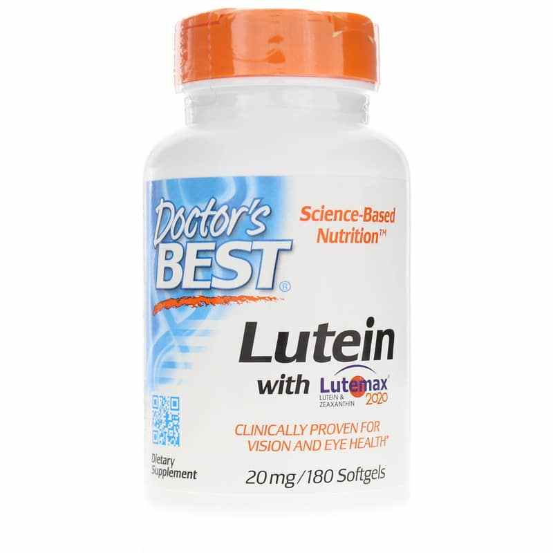 Lutein with Lutemax 20 Mg, by Doctors Best