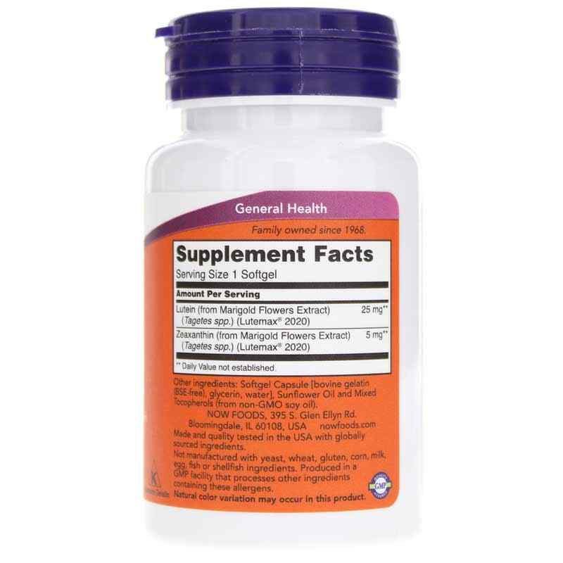 Lutein & Zeaxanthin, by NOW Foods, image #2