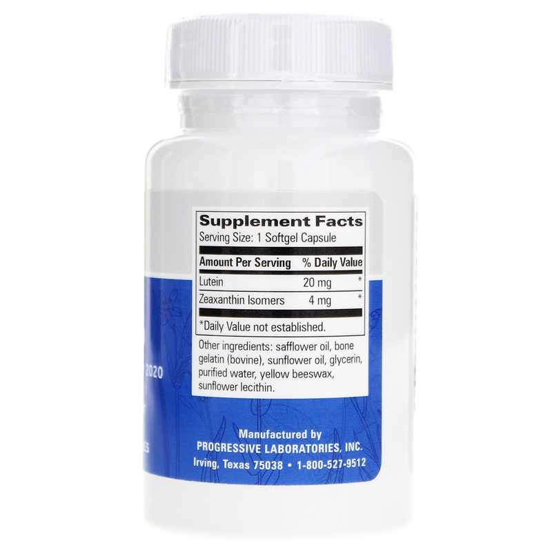 Lutein Zeaxanthin, by Progressive Labs, image #2