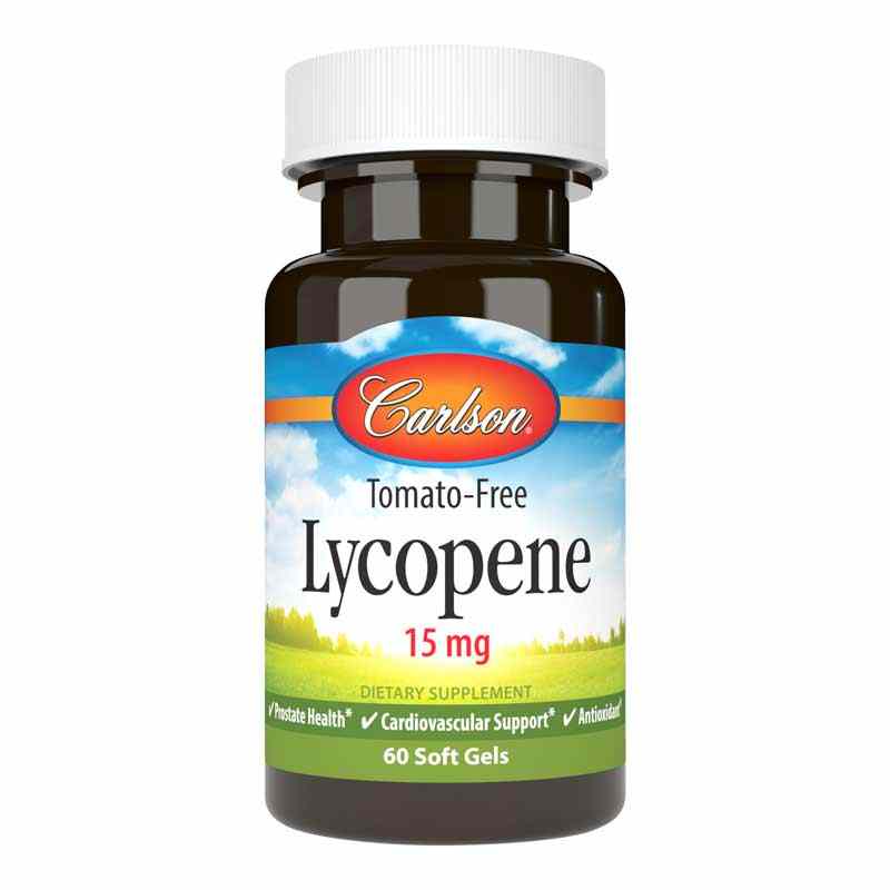 Lycopene 15 Mg (Tomato-Free), 60 Softgels, by Carlson Labs