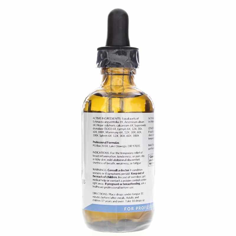 Lymph/Spleen/Mammary Drops, by Professional Formulas, image #2