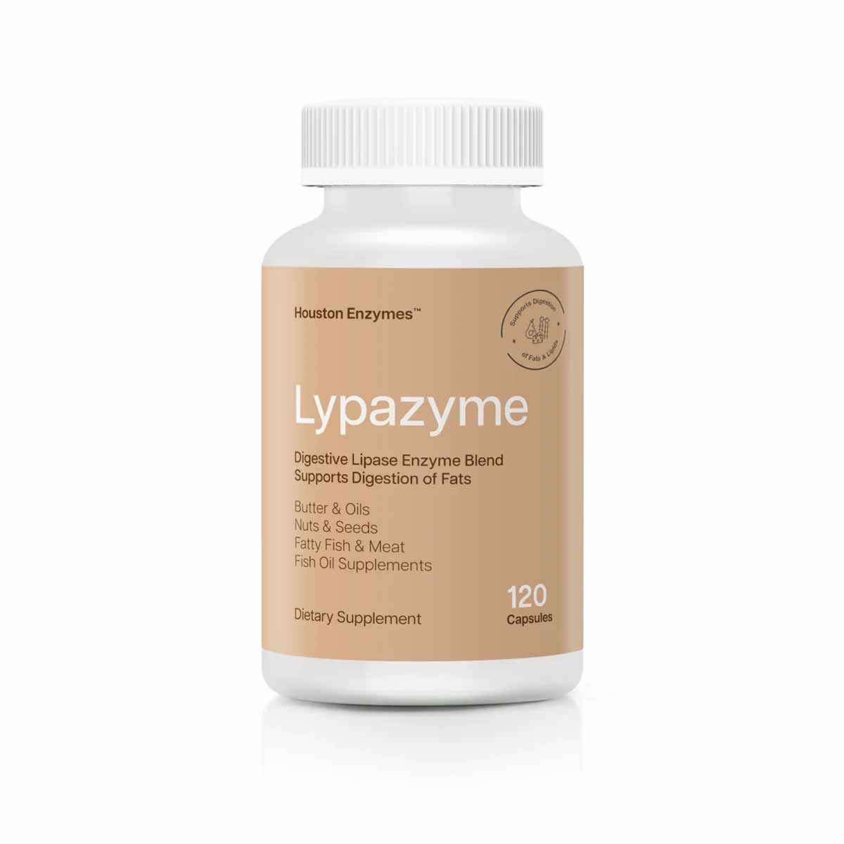 Lypazyme, 120 Capsules, by Houston Enzymes