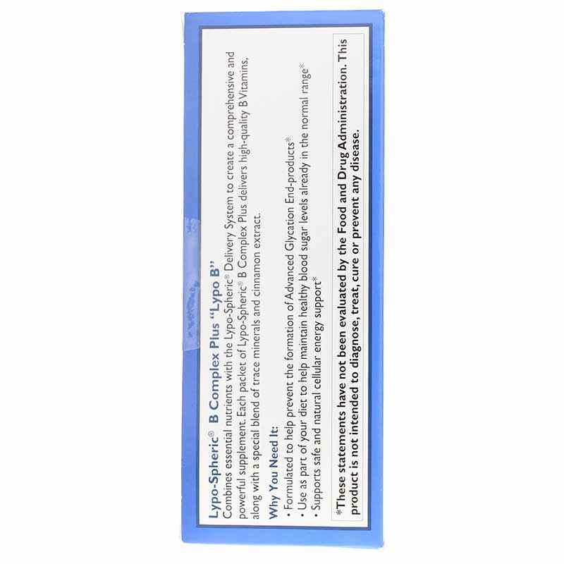 Lypo-Spheric B-Complex Plus, by LivOn Laboratories, image #2