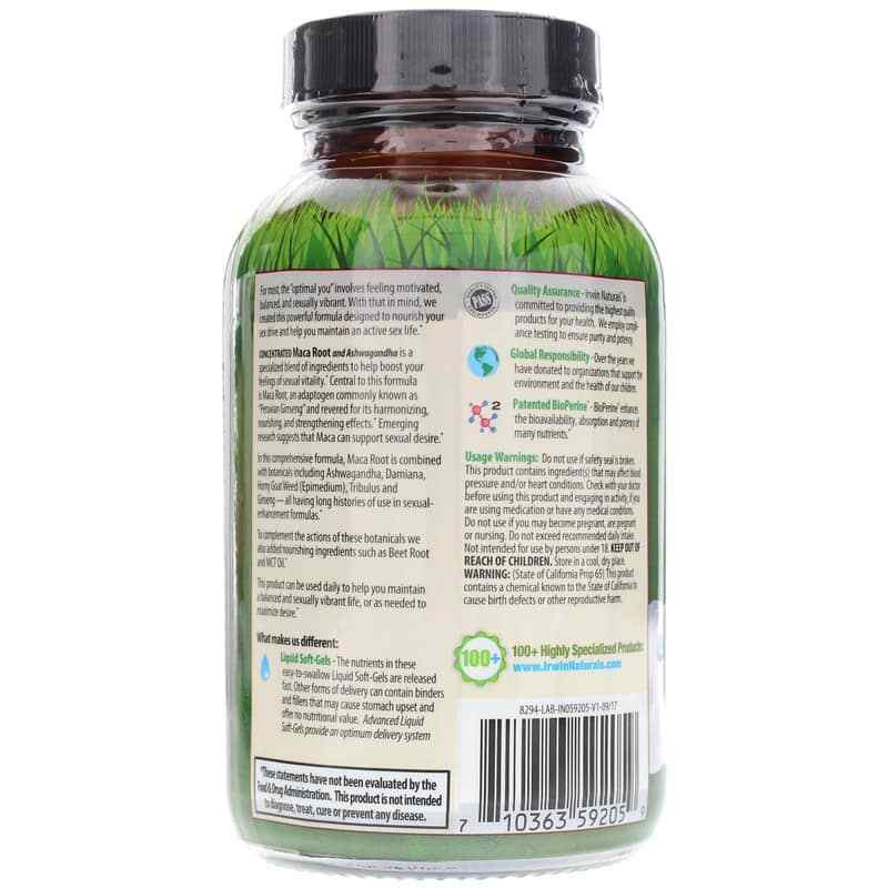 Maca Root & Ashwagandha, by Irwin Naturals, image #3