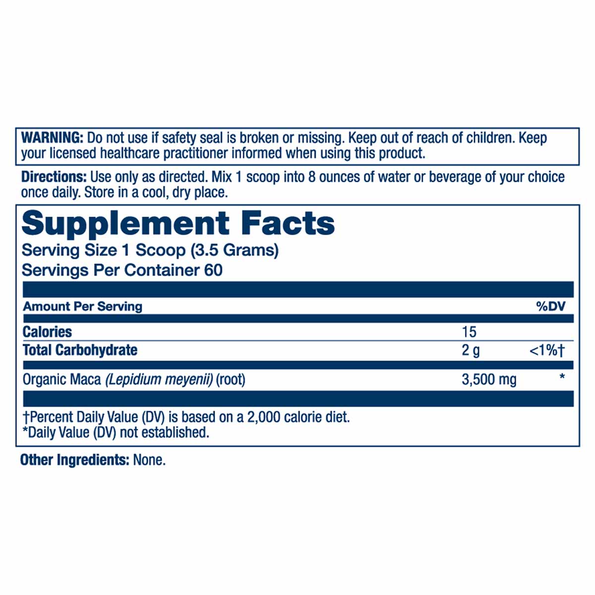 Maca Root Powder, by Solaray