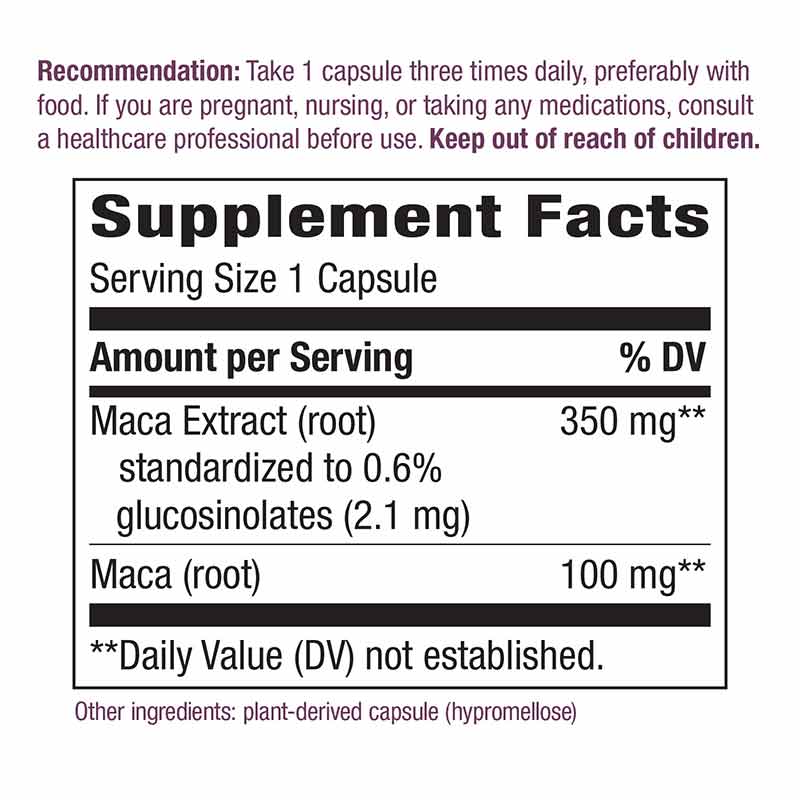 Maca Standardized, by Natures Way, image #2