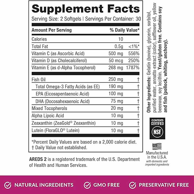 Macular Health AREDS 2 Based Zinc-Free, by EyePromise, image #2