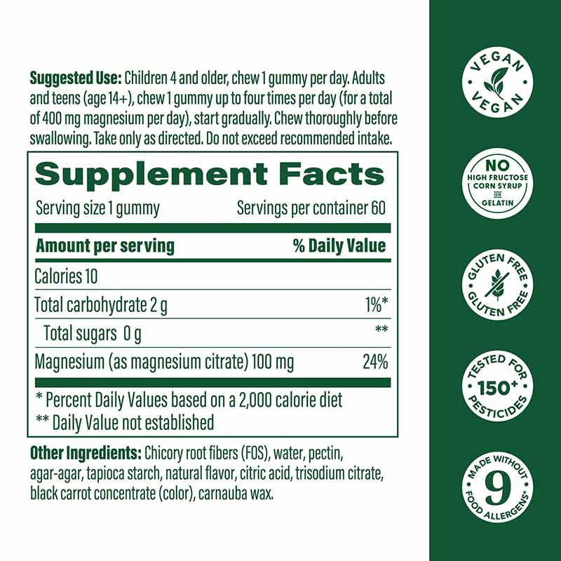 Magnesium Citrate, 60 Gummies, by Megafood, image #2