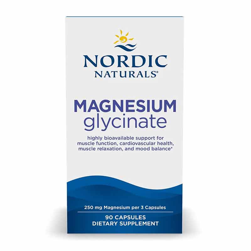 Magnesium Glycinate, 90 Capsules, by Nordic Naturals