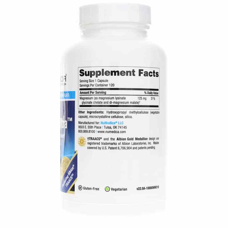 Mag-Plex Ultra, 120 Veg Capsules, by NuMedica, image #2