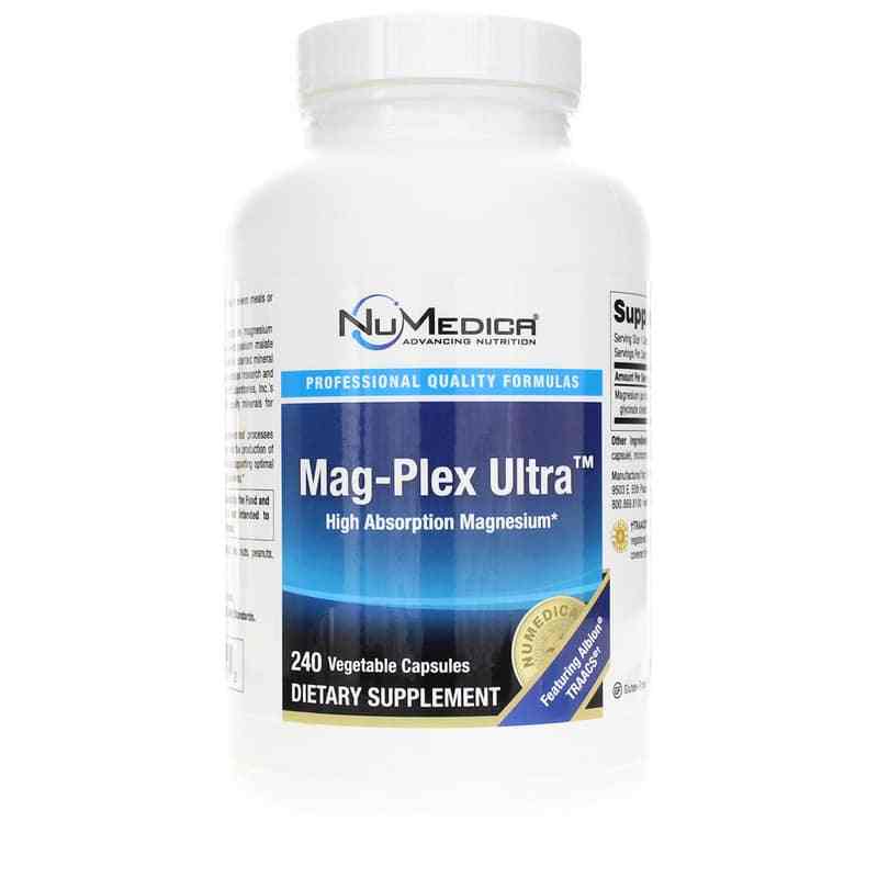 Mag-Plex Ultra, 240 Veg Capsules, by NuMedica