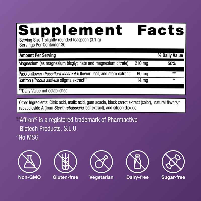 MagActive Night Magnesium Powder Mixed Berry, Mixed Berry, 30 Servings, by Metagenics, image #2