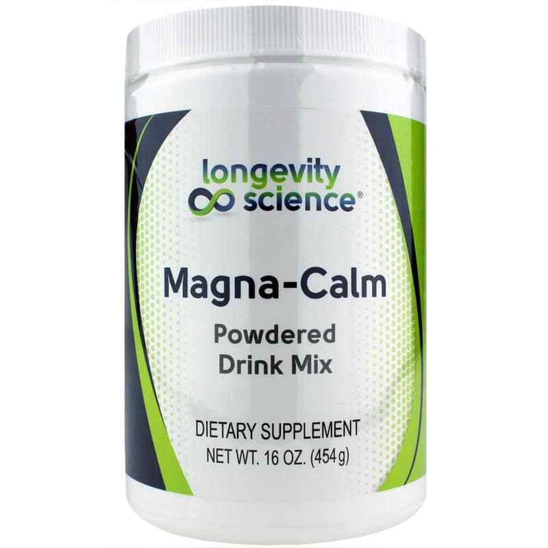 Magna Calm Powdered Drink Mix, 16 Oz, by Longevity Science