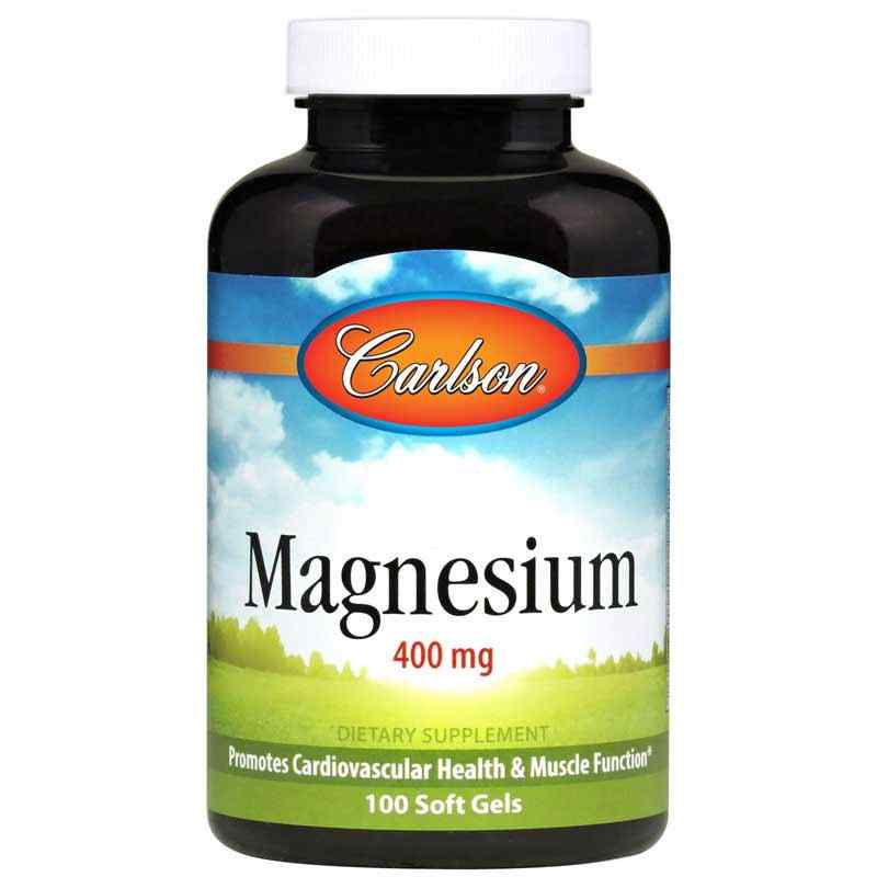 Magnesium 400 Mg, by Carlson Labs