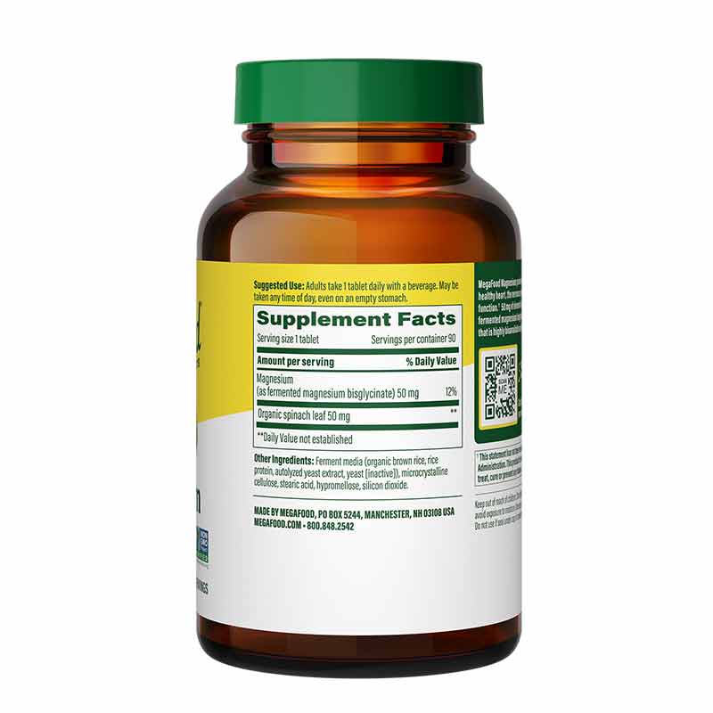 Magnesium, 90 Tablets, by Megafood, image #2