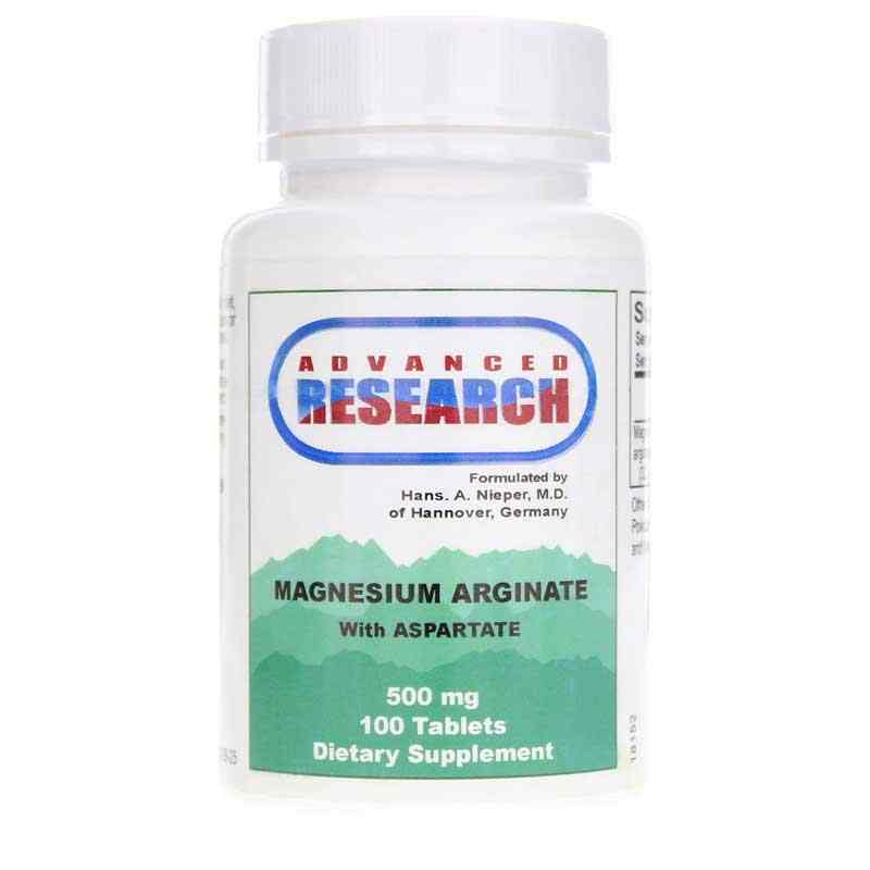 Magnesium Arginate with Aspartate, 100 Tablets, by Advanced Research