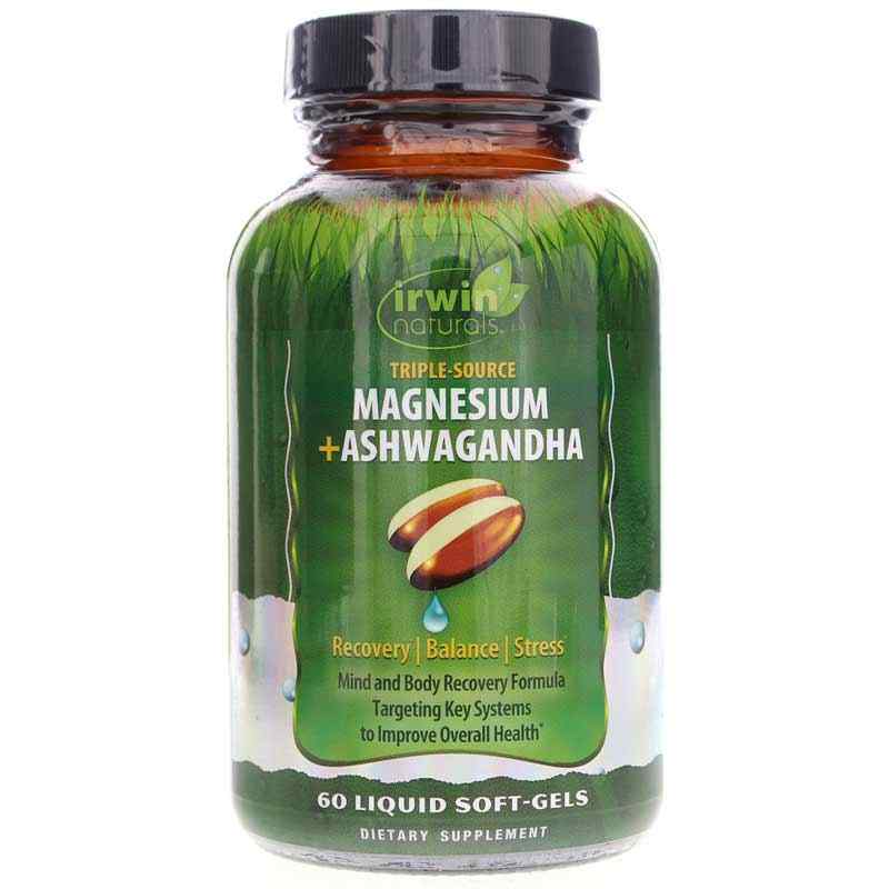 Magnesium + Ashwagandha, by Irwin Naturals