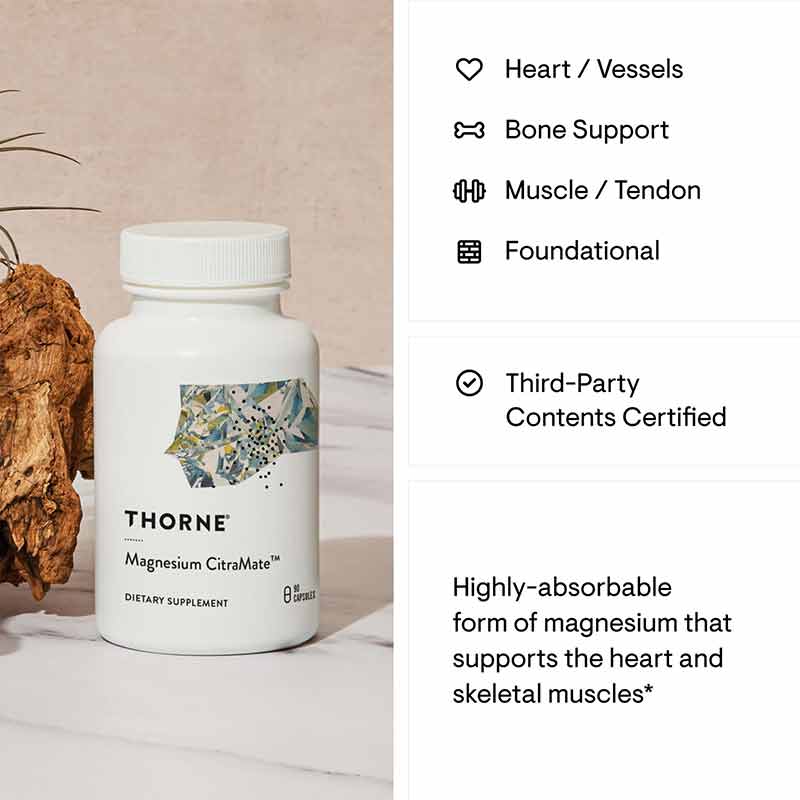 Magnesium CitraMate, by Thorne Research, image #2