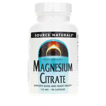 Magnesium Citrate 133 Mg, 90 Capsules, by Source Naturals