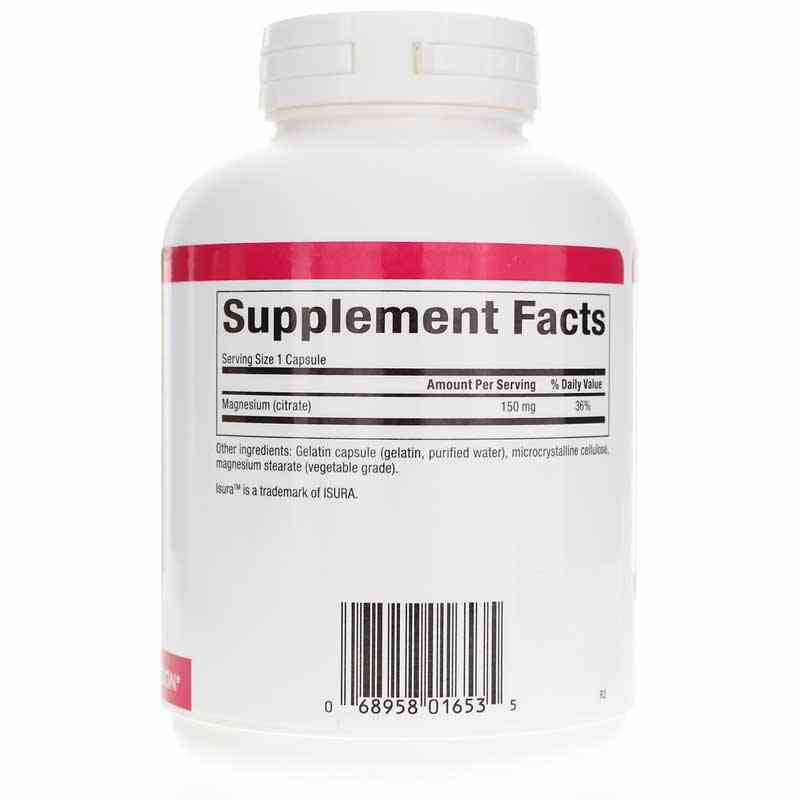Magnesium Citrate 150 Mg, 180 Capsules, by Natural Factors, image #2