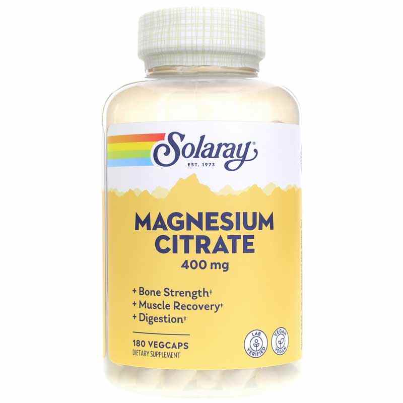 Magnesium Citrate 400 Mg, by Solaray