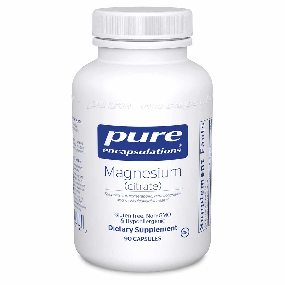 Magnesium (citrate), by Pure Encapsulations