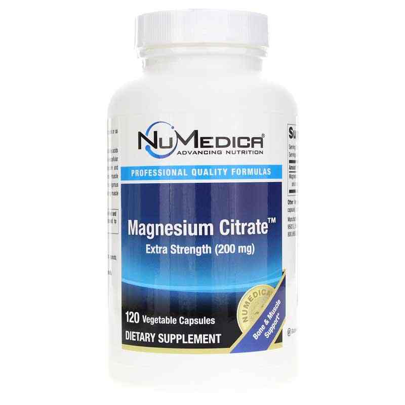 Magnesium Citrate Capsules Extra Strength, NuMedica – Natural Healthy ...