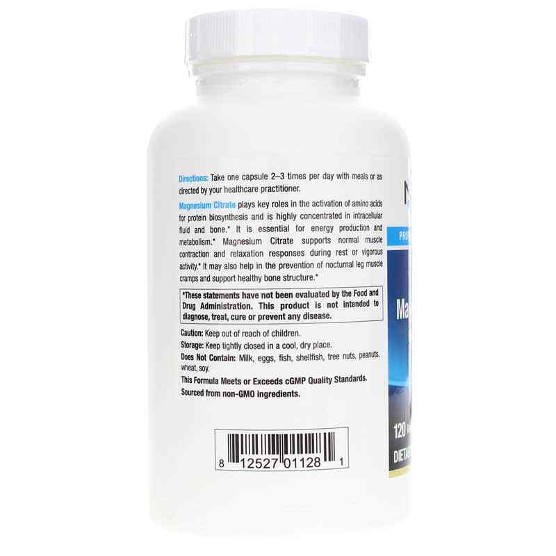 Magnesium Citrate Capsules Extra Strength, by NuMedica, image #3