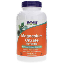 Magnesium Citrate Softgels, 180 Softgels, by NOW Foods