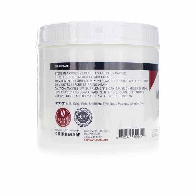 Magnesium Citrate Soluble Powder, by Kirkman, image #3