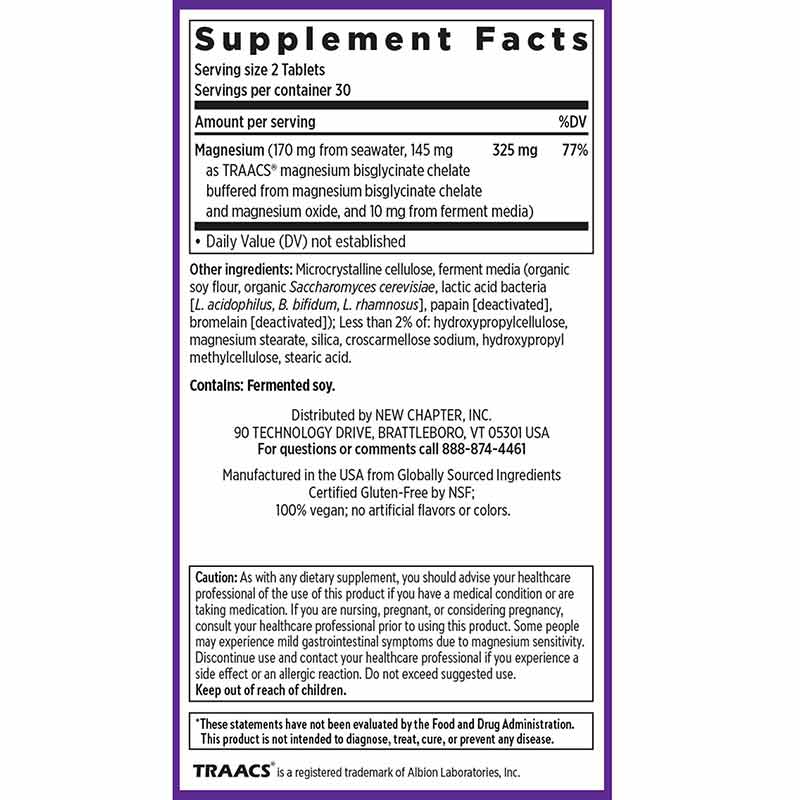Magnesium Complex, 60 Capsules, by New Chapter, image #2