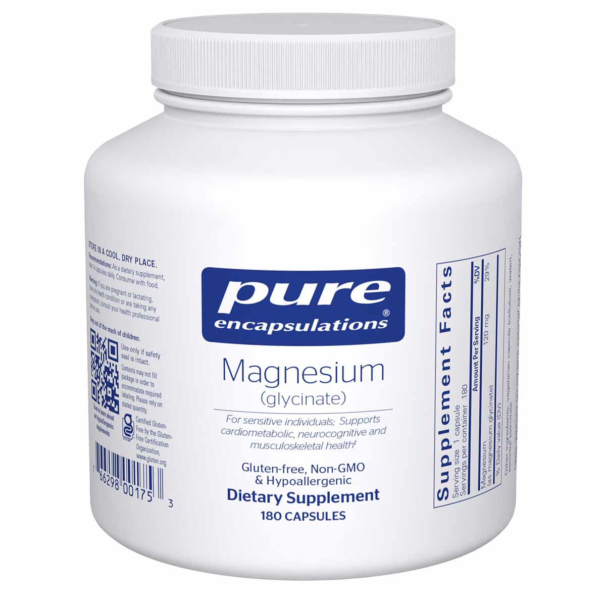 Magnesium (glycinate), by Pure Encapsulations